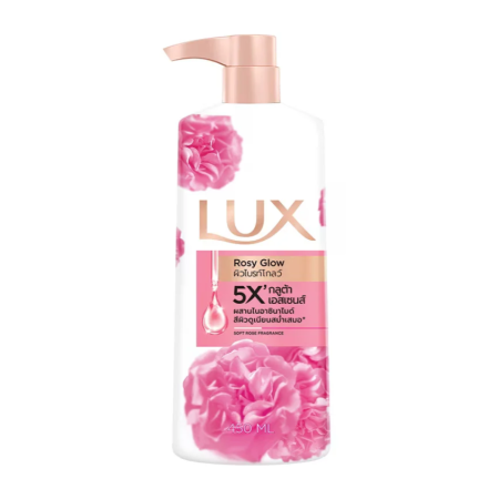 لوکس سائل استحمام بالورد 450 مل Lux ROSY GLOW